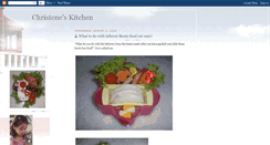 Desktop Screenshot of christeneskitchen.blogspot.com