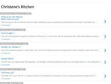Tablet Screenshot of christeneskitchen.blogspot.com