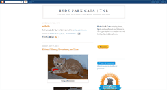 Desktop Screenshot of hydeparkcats.blogspot.com