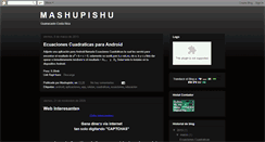 Desktop Screenshot of mashupishu.blogspot.com