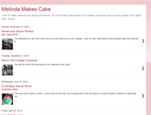 Tablet Screenshot of melindamakescake.blogspot.com