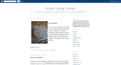 Desktop Screenshot of fixedgearfinds.blogspot.com