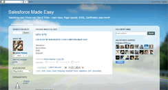 Desktop Screenshot of mysalesforcecode.blogspot.com