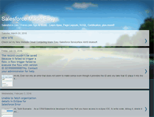 Tablet Screenshot of mysalesforcecode.blogspot.com