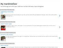Tablet Screenshot of mymarshmellowbaby.blogspot.com