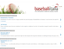 Tablet Screenshot of baseballitalia.blogspot.com