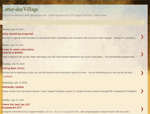 Tablet Screenshot of latter-dayvillage.blogspot.com