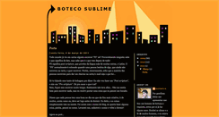 Desktop Screenshot of botecosublime.blogspot.com