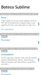 Mobile Screenshot of botecosublime.blogspot.com