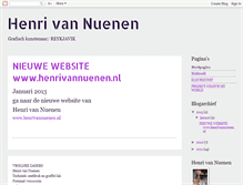 Tablet Screenshot of henrivannuenen.blogspot.com