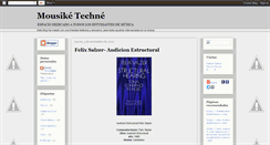 Desktop Screenshot of mousike-techne.blogspot.com