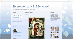 Desktop Screenshot of everydaylifeinmymind.blogspot.com