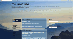 Desktop Screenshot of comunidadvital.blogspot.com