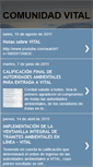 Mobile Screenshot of comunidadvital.blogspot.com