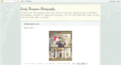 Desktop Screenshot of cindythompsonphotography.blogspot.com