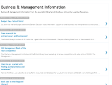 Tablet Screenshot of businessandmanagementmdxlibrary.blogspot.com