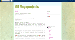 Desktop Screenshot of oilmegaproject.blogspot.com