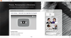 Desktop Screenshot of frasespensamentosedevaneios.blogspot.com