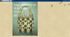 Desktop Screenshot of hagocarterastodomodelotejidoenmacrame.blogspot.com