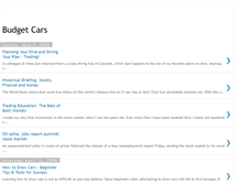 Tablet Screenshot of budgetcars.blogspot.com