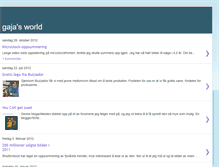 Tablet Screenshot of gajasworld.blogspot.com