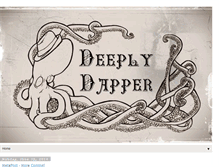 Tablet Screenshot of deeplydapper.blogspot.com