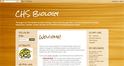 Desktop Screenshot of biologychs.blogspot.com