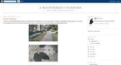 Desktop Screenshot of maunderblog.blogspot.com