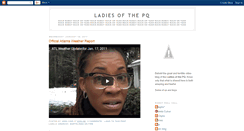 Desktop Screenshot of ladiesofthepq.blogspot.com