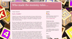 Desktop Screenshot of mummyrules.blogspot.com