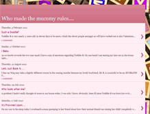 Tablet Screenshot of mummyrules.blogspot.com