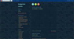 Desktop Screenshot of bulgarianmusic.blogspot.com