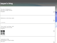 Tablet Screenshot of bayanblog.blogspot.com