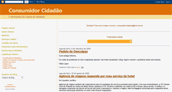 Desktop Screenshot of consumidorcidadao.blogspot.com