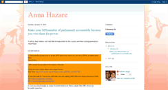 Desktop Screenshot of annahazarethetruth.blogspot.com