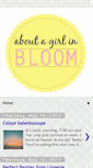 Mobile Screenshot of aboutagirlinbloom.blogspot.com