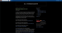 Desktop Screenshot of djstormshadow.blogspot.com