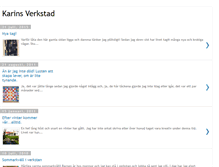 Tablet Screenshot of karinsverkstad.blogspot.com