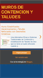 Mobile Screenshot of murosdecontencionytaludes.blogspot.com