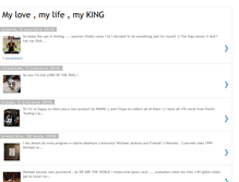 Tablet Screenshot of mylovemylifemyking.blogspot.com