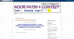 Desktop Screenshot of fatinlovecontest.blogspot.com