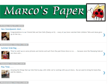 Tablet Screenshot of marcopaper.blogspot.com