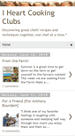 Mobile Screenshot of iheartcookingclubs.blogspot.com