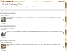 Tablet Screenshot of iheartcookingclubs.blogspot.com