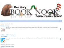 Tablet Screenshot of mamabearsbooknook.blogspot.com