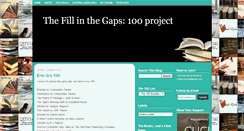 Desktop Screenshot of fillinthegaps100.blogspot.com