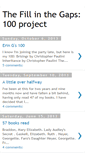 Mobile Screenshot of fillinthegaps100.blogspot.com