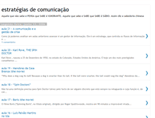 Tablet Screenshot of estrategiascomunicacao.blogspot.com