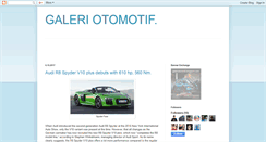 Desktop Screenshot of galeriotomotif.blogspot.com