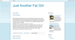 Desktop Screenshot of justanotherfatgirl.blogspot.com